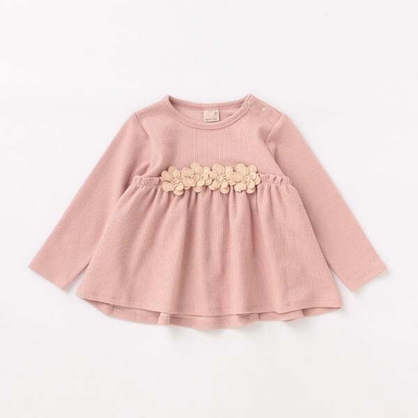 【リンク】花レースカットチュニック(キッズサイズ)