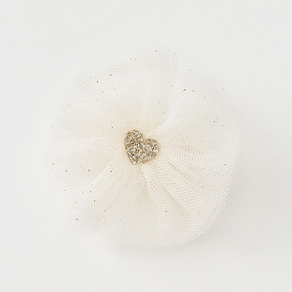 チュールヘアクリップ
