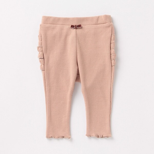 【オーガニック】バックフリルレギンス