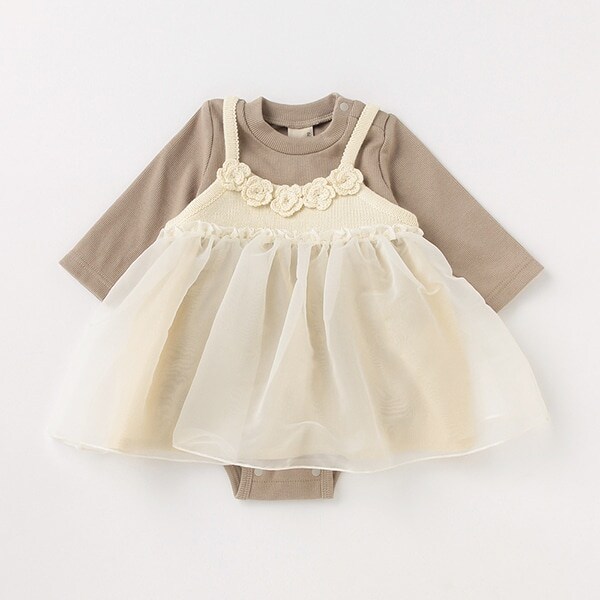 花モチーフワンピースセット