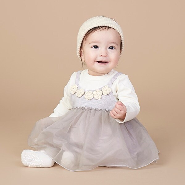 花モチーフワンピースセット