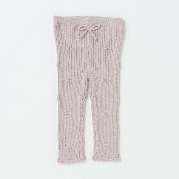 花ニットレギンス