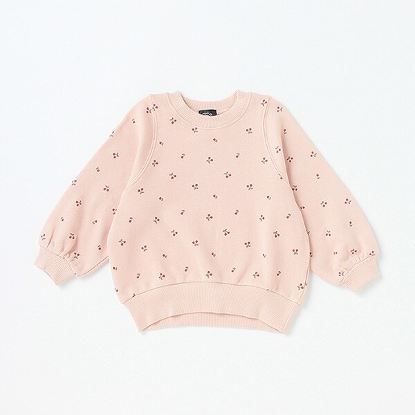 WEB限定色あり【オーガニックコットン】総柄トレーナー