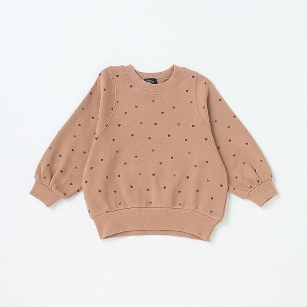 WEB限定色あり【オーガニックコットン】総柄トレーナー