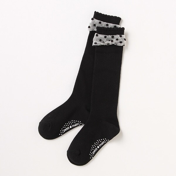 ドットチュールハイソックス