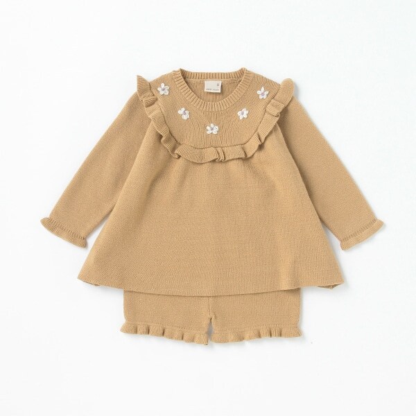 花刺しゅうチュニックセットアップ