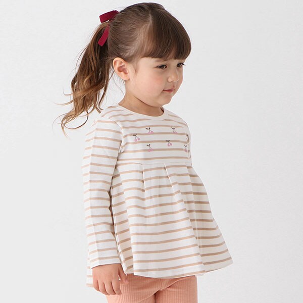 【オーガビッツ】チェリープリント長袖T