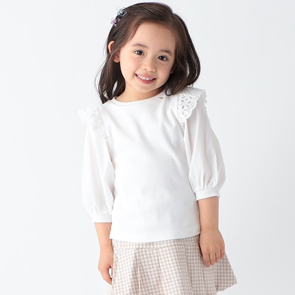 【リンク】布帛バルーン袖Tシャツ(キッズサイズ)