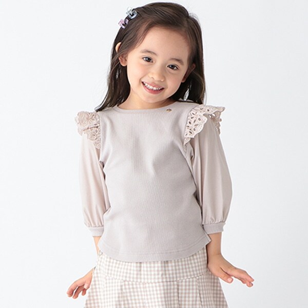 【リンク】布帛バルーン袖Tシャツ(キッズサイズ)