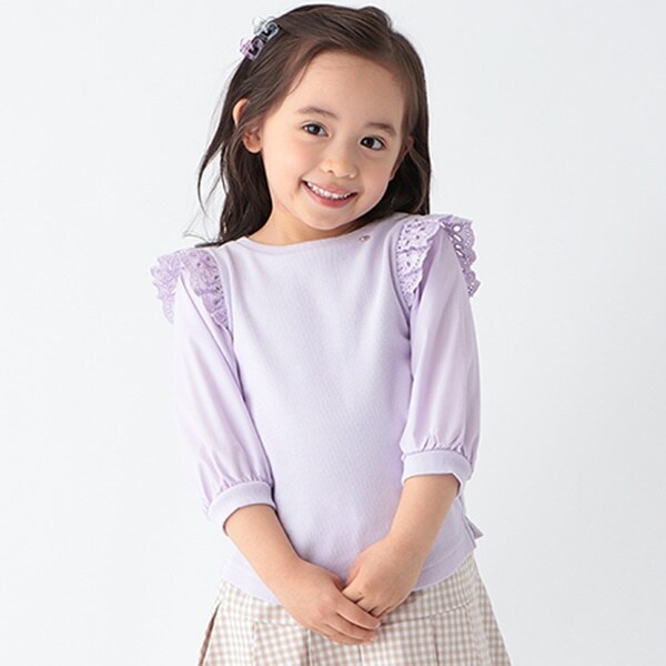 【リンク】布帛バルーン袖Tシャツ(キッズサイズ)