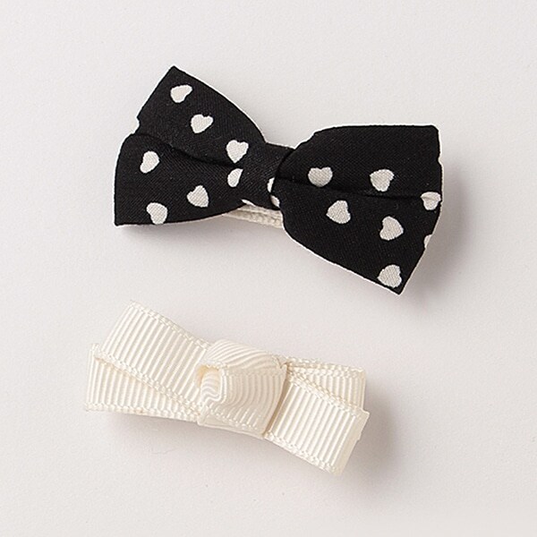 2Pリボンヘアクリップ