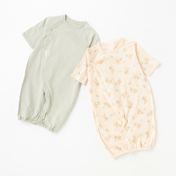 【弱酸性】7分袖2WAYオール