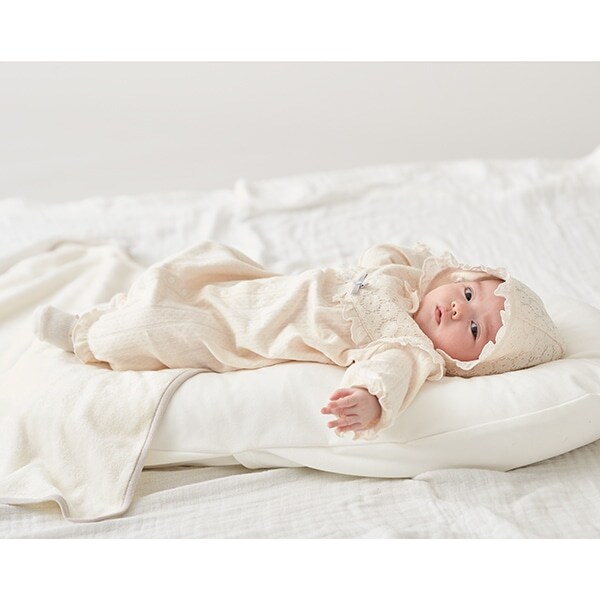 【弱酸性】帽子つき2WAYオール