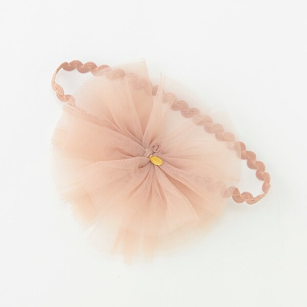 チュールリボンヘアバンド