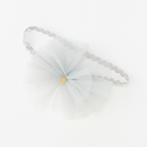 チュールリボンヘアバンド