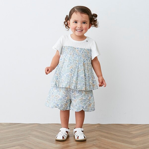 【リンク】ポケットリボンショートパンツ(キッズサイズ)