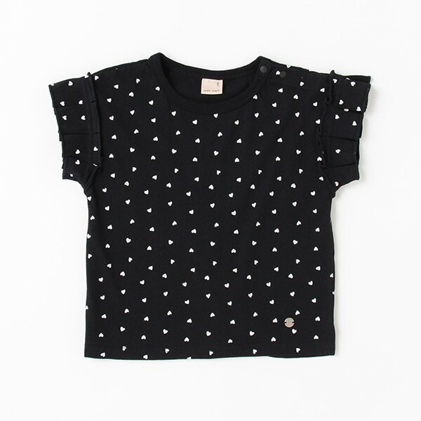 【接触冷感/リンク】フリル袖T