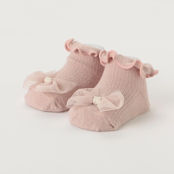 チュールリボンカップソックス