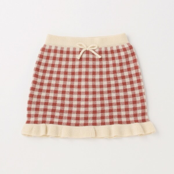 ニットチェックスカパン