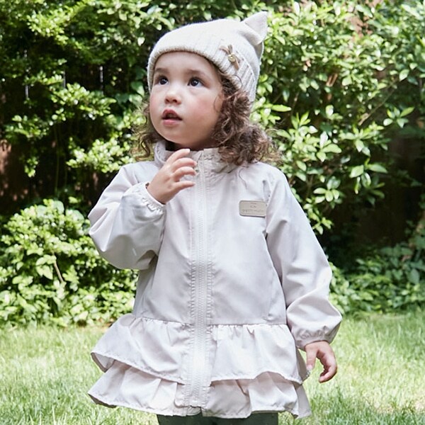 【リンク】【撥水加工】フリルウィンブレ(キッズサイズ)