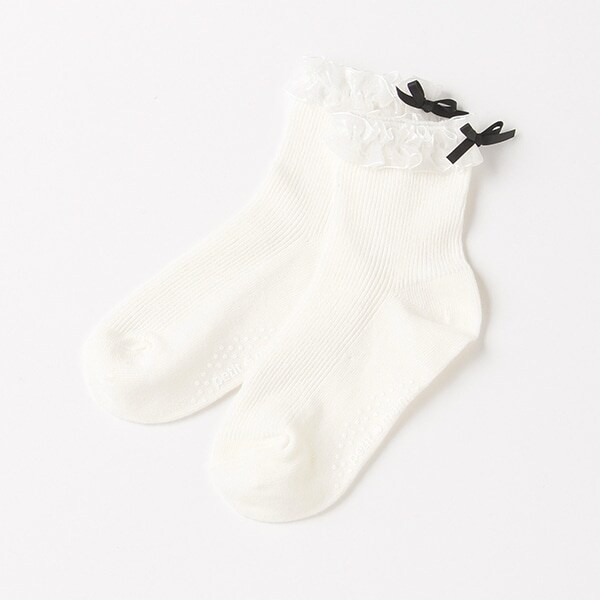 オーガンジーフリルソックス