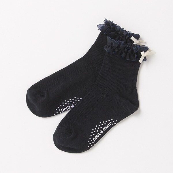 オーガンジーフリルソックス