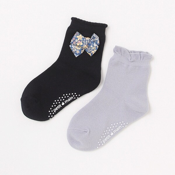 リボン/フリルソックス2P