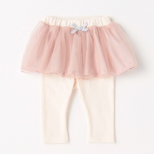 チュールつきレギンス