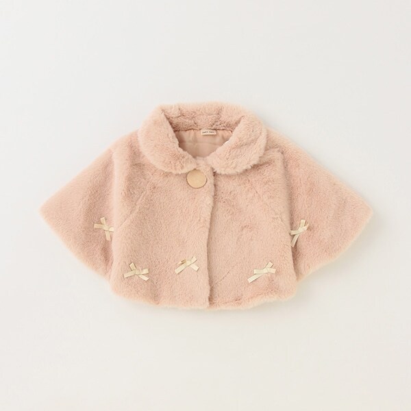 2WAYリボンファーケープ