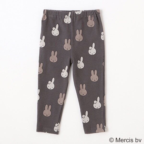 【miffy/吸湿発熱】総柄レギンス