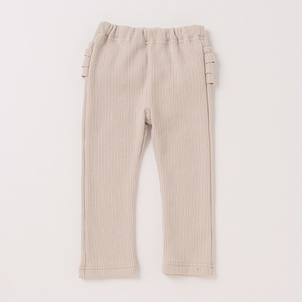 裏起毛バックフリルレギンス