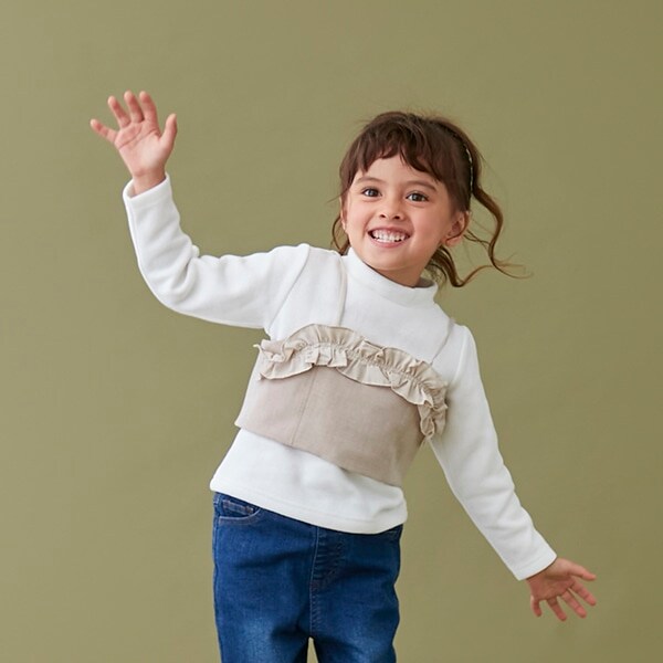 【リンク】フリルビスチェインナーセット(キッズサイズ)