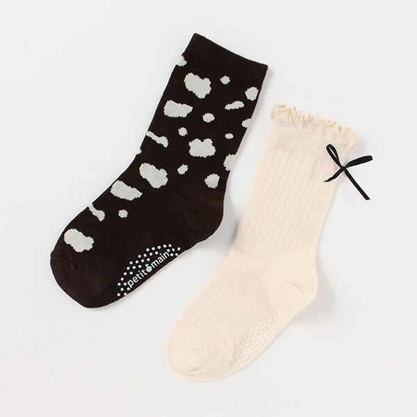 アニマル柄2Pソックス