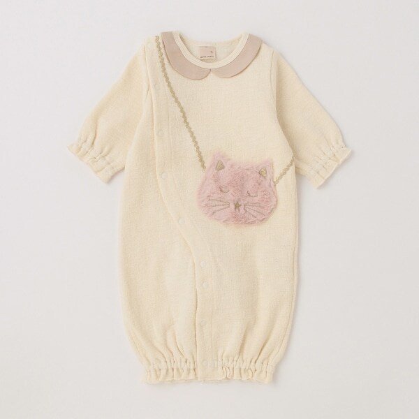 【リンク】ねこポシェット2WAYオール(ベビーサイズ)