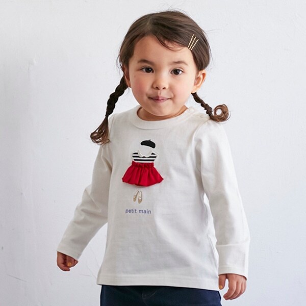 ドレスアップドール長袖Tシャツ