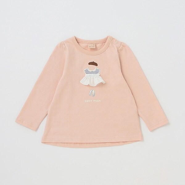 ドレスアップドール長袖Tシャツ