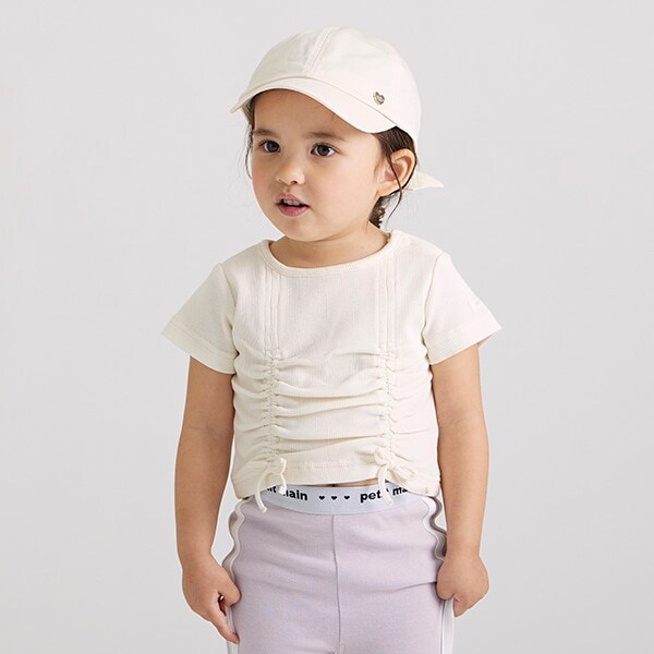 【リンク】シャーリングカットソー(キッズサイズ)