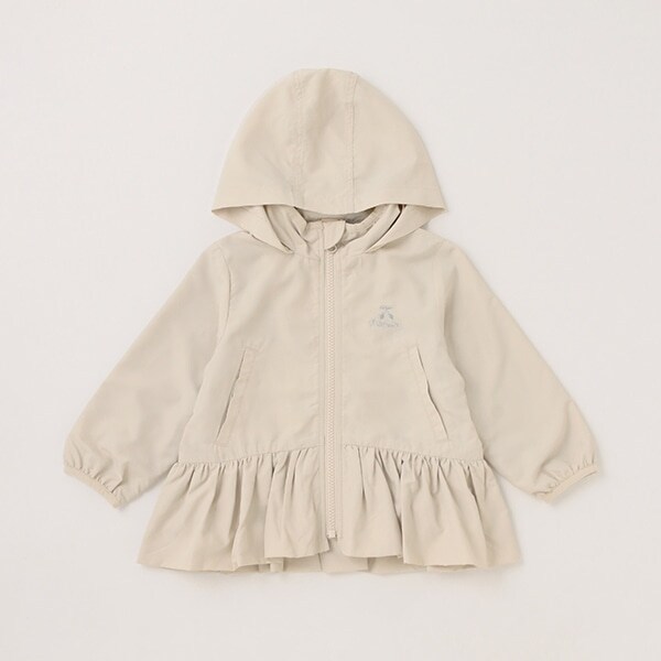 【撥水加工】ペプラムウィンブレ