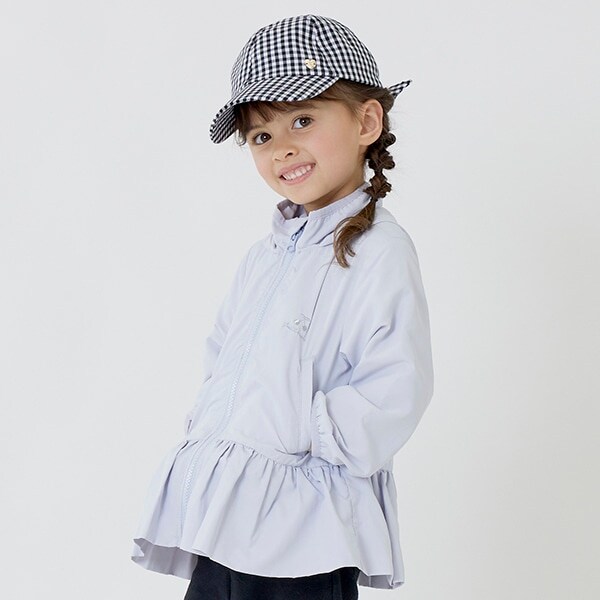 【撥水加工】ペプラムウィンブレ