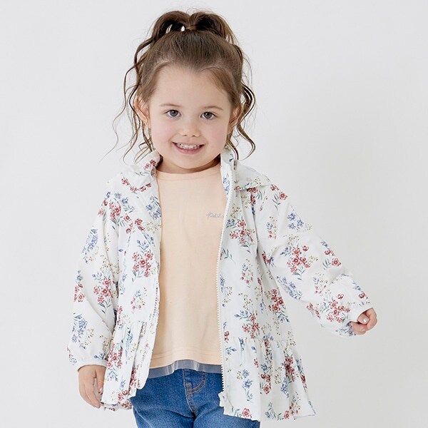 【撥水加工】ペプラムウィンブレ