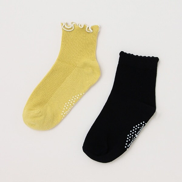 メロー/無地ソックス2P
