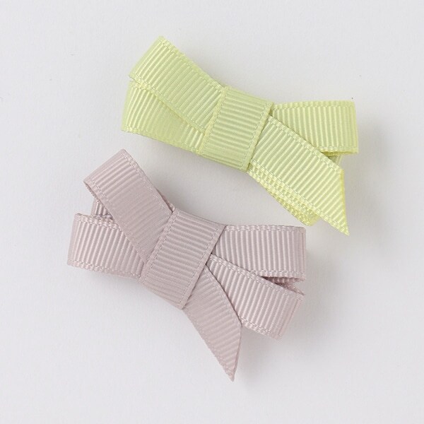 2Pリボンヘアクリップ