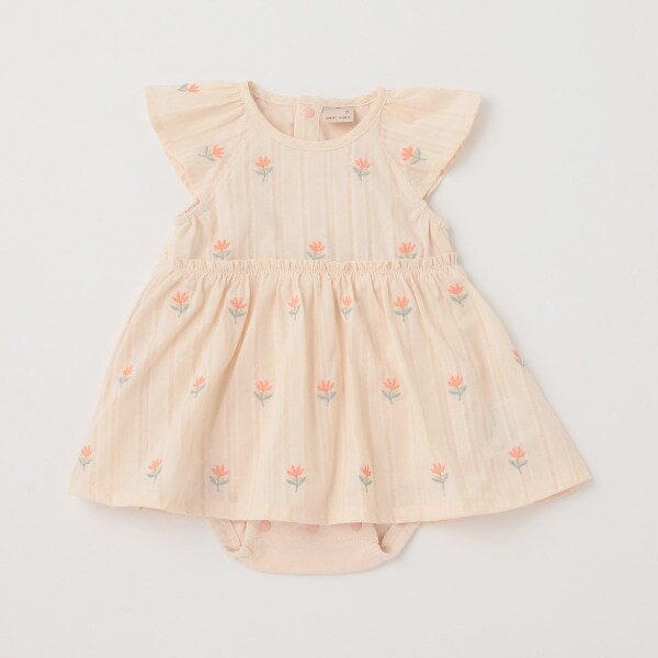 花刺しゅうロンパース