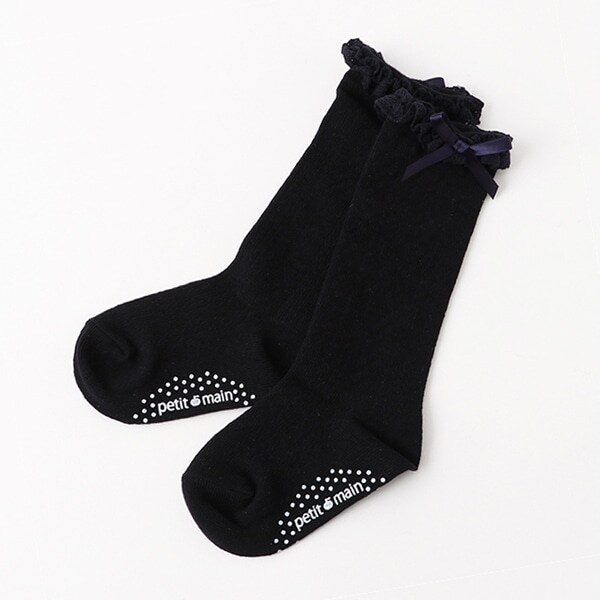 入卒リボンつきハイソックス