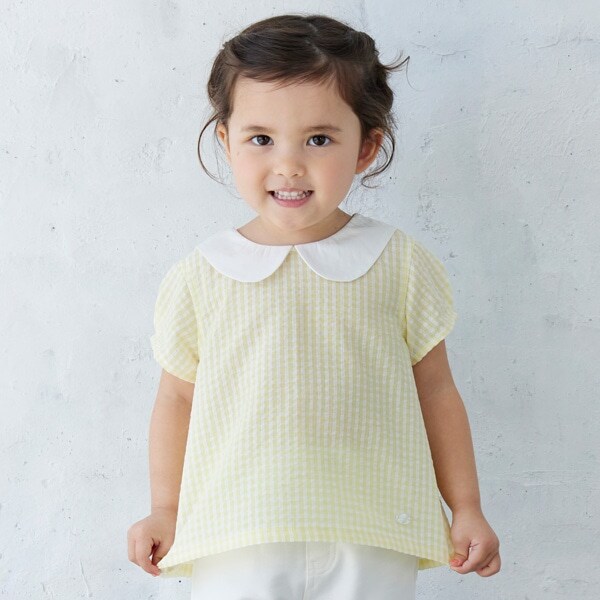 【スマイルシリーズ】衿ブラウス