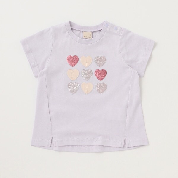 【接触冷感/リンク】ラメプリントT