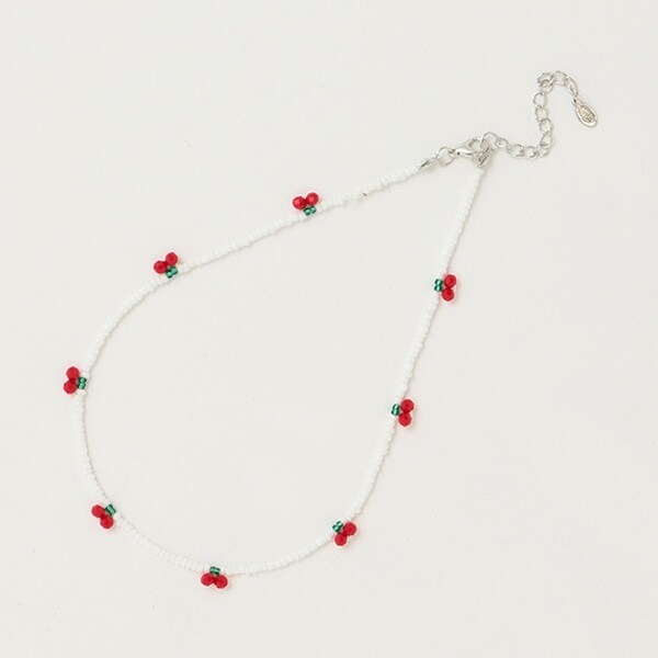 フルーツビーズネックレス