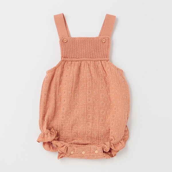 ニット切替サロペット