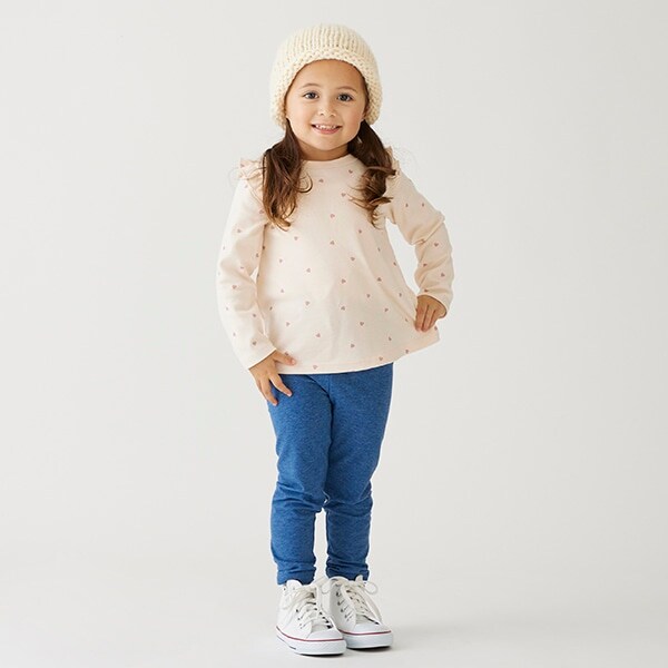 【プティプラ】GIRLS10分丈レギンス