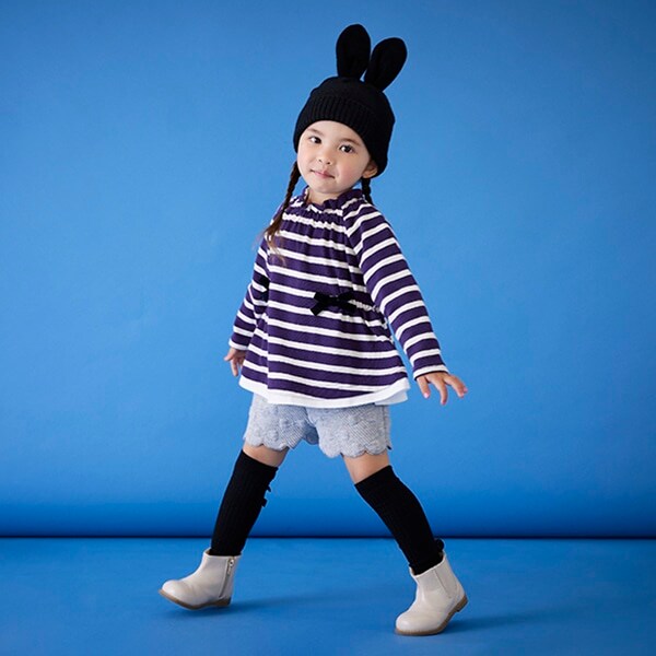 リボンキルトショートパンツ